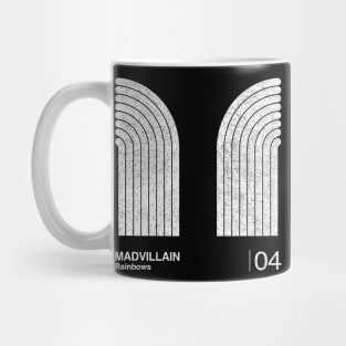 MADVILLAIN Rainbows / Minimalist Graphic Design Fan Artwork Tribute Mug